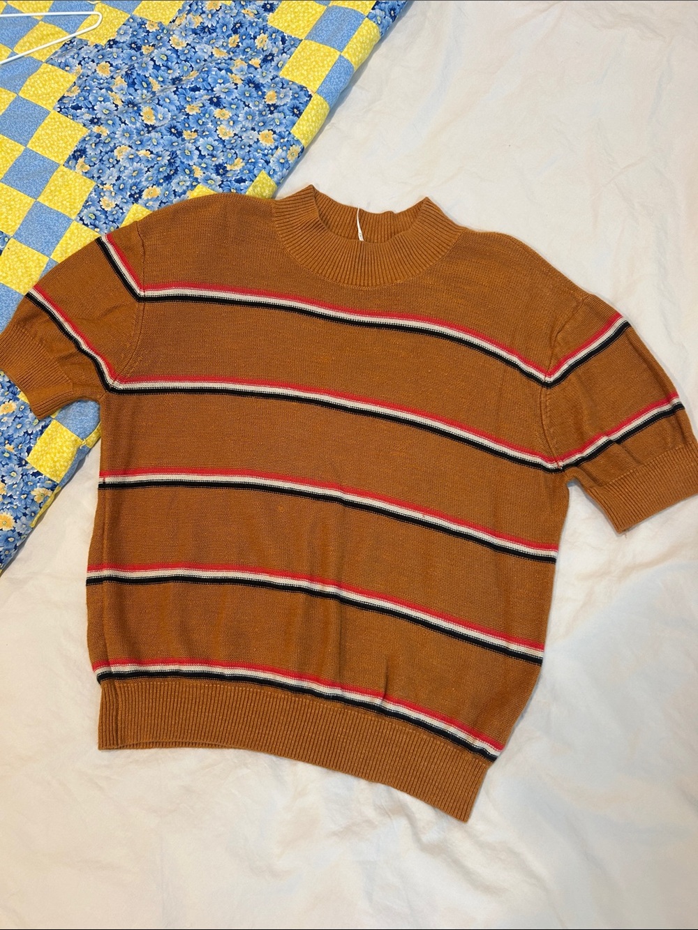 Free People linen blend sweater tee size Lg